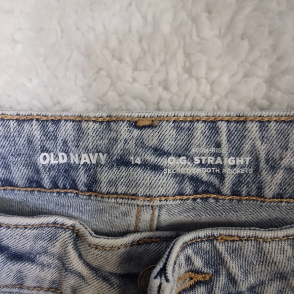 NWT- Old Navy Ladies Hi Rise OG Straight Ankle Jeans Size 14 - Picture 6 of 12